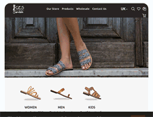 Tablet Screenshot of ges-sandals.gr